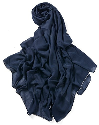 Miobo XXL Damen Stola Schal Unifarbe 220x 140 CM in verschiedenen Farbe aus Viskose 01