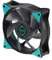 IceGALE 80mm PWM Hochleistungs-Gehäuselüfter (Schwarz) - 80x80x8 cm - Elektronik-Lüfter - Lüfter - Gehäuselüfter - Desktop-kompatibel