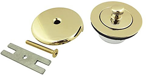 Kingston DLT5301A2 Tub Drain Conversion Kit, Polished Brass