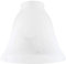 MiniSun | Frosted White Marble Effect Glass Replacement Shades | Lamp Shades, Home Décor & Improvement Essential | Pack of 3 | 135cm Shade Width