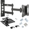 Maclean MC-719 TV Wandhalterung Wandhalter, Vertikale Einstellung: ± 20 °, QLED OLED LCD LED Monitor Fernseher Halterung 13-27 VESA 100x100 15kg