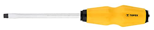 Schraubendreher, flach, mit Schlagkopf, TOPEX, Heimwerker, Werkzeuge, Bau, Reparatur, Schraubenzieher, Schraubendreher flach, flach-ohr, Schlagkopf, Handwerkzeug – 5x75 mm