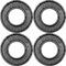 BodyRip Cast Iron Weight Plate | 4x 0.25kg Fraction Disc, 2 Olympic Hole | Dumbbell or Barbell | Home Gym Training, Weightlifting