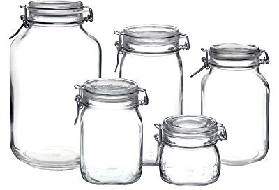 Bormioli Rocco Fido Hermetic 5-Piece Jar Set by Bormioli Rocco