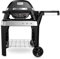 Weber Pulse 2000 Barbecue électrique avec Chariot, Surface de Cuisson 49 x 39cm, températures supérieures à 300°C, régulateur de température numérique & thermomètre - Noir (85010053)