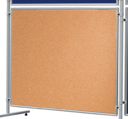 Franken EL-UTK150 Korktafel Eco (beidseitig verwendbar, 120 x 150 cm) kork braun