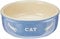 Nobby Katzen Keramikschale CAT, hellblau / beige Ø13,5 X 5 cm, 1 Stück