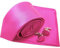 Cravate slim rose-fuchsia, pochette-mouchoir & boutonniere fushia