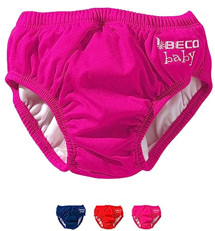 Beco Unisex-Baby Aqua-Windel Slipform mit Gummibündchen, Schwimmhilfe, Rosa (Pink/4), S (3-6 Monate)