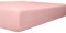 Kneer Spannbetttuch, Baumwollmischung, Azalee, 160x200x4-12cm