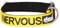 NERVOUS (Give Me Space) Yellow Colour Coded S-M L-XL Dog Collars PREVENTS Accidents By Warning Others Of Your Dog In Advance (L-XL)