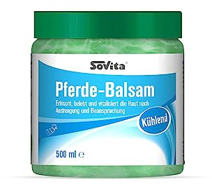 Sovita Pferde-Balsam, erfrischt, belebt und vitalisiert die haut nach Anstrengung und Beanspruchung, 500 ml