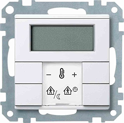 Merten MEG6241-0419 Raumtemperaturregler mit Display, polarweiß, System M