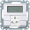 Merten MEG6241-0419 Raumtemperaturregler mit Display, polarweiß, System M