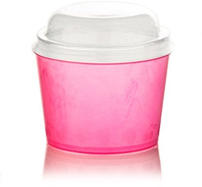 Coupes de plastique colorées CC 150 + couvercle pour MacEdonie yaourt et glaces Plastic Cup For ICE CREAM 200