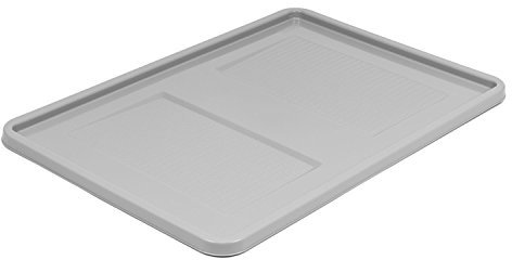 keeeper Deckel für Transportbox und -Korb Robert, 60 x 40 cm, Roberta, Hellgrau