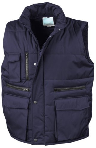 Result Mens Lance Bodywarmer / Gilet (Windproof & Showerproof) (L) (Navy)