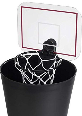 Winkee - Basketball Korb für den Papierkorb | Basketball Halterung für den Papier-Eimer | Geschenk zu Geburtstag