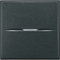 Conmutador cruce ancho Axial Bticino Axolute HS4004/2 Antracita 2 modulos
