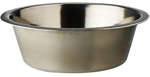 ARQUIVET Gamelle inoxydable- 1,75 L / 21 cm - Récipient de nourriture pour animaux - Plat d'alimentation en céramique pour chiens et chats - Bol pour chiens et chats