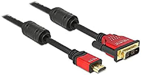 DELOCK HIGH SPEED HDMI CABLE, HDMI A MACHO DVI MACHO 3 M