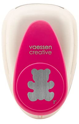 Vaessen Creative Puzzle-Stempel zum Basteln von Karten, Violett, Jumbo, plastik, violett, 12.7 x 8.5 x 6.7 cm