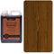 Littlefair's Holzlasur 5ltr - Holzlasur Innen - Holz Lasur Für Natürliche Holzmaserung - Wasserbasierte Wood Stain - Schnell Trocknend & Umweltfreundlich - Farbe: Braunes Mahagoni