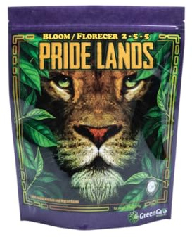 GreenGro Pride Lands Bloom Organic Fertilizer 2-5.5-5.5, 5 lb
