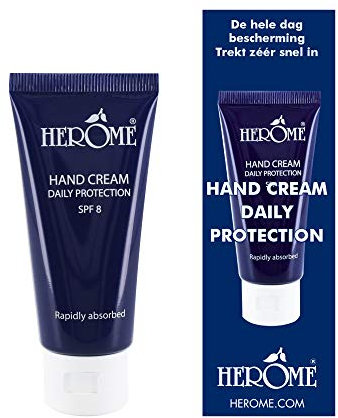 Herome Handcreme Tägliche Pflege (Daily Protection Hand Cream) - Schnell Einziehend, Schützt und Pflegt Trockene Hände - 30ml.