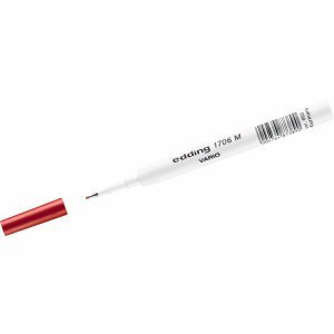 edding 10 x Nachfüllmine 1706 M Vario f.edding 1700 Vario Fineliner 0,5mm rot