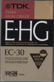 TDK Extrac High Grade EC-30 Klebeband VHS