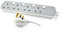 kenable 4 Gang Mains Extension Lead 4 Way UK Power Sockets Switched 1m [1 metres]