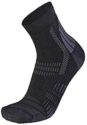 Wapiti Unisex sokker S05 Socke, Schwarz, 42 EU