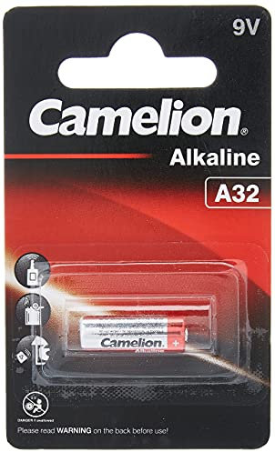 Camelion 11050132 - Plus Alkaline Batterie ohne Quecksilber LR32/A mit 9 Volt, Kapazität 26 mAh, für verschiedenste Geräte- und Verbraucheranforderungen