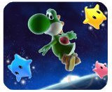 Super Yoshi Galaxy Mousepad Personalized Custom Mouse Pad Oblong Shaped In 9.84X7.87 Gaming Mouse Pad/Mat