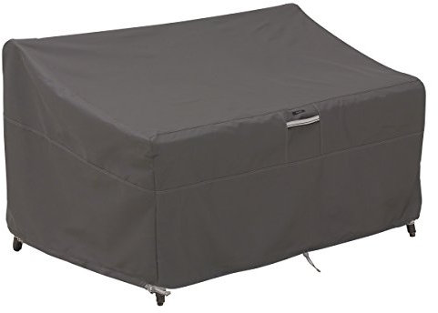 Classic Accessories Ravenna 3 Sitzer Sofa Schutzhülle, Abdeckung Gartenmöbel, Abdeckung aus Reißfestem Material mit Belüftungsöffnungen, Alle Wetterbedingungen, Sofa Cover, Taupe (193 x 102 x 79 cm)