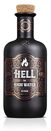 HELL OR HIGH WATER XO Premium Dark Rum with Gift Tube 70cl