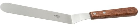 Winco Blade Offset Spatula, 7.75-Inch, Medium, Stainless Steel, Brown
