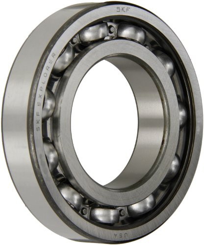 SKF 6213 Radial Bearing, Single Row, Deep Groove Design, ABEC 1 Precision, Open, Normal Clearance, Steel Cage, Metric, 65mm Bore, 120mm OD, 23mm Width, 40500lbf Static Load Capacity
