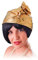 Bristol Novelty BH620 Glockenhut, 1920er-Jahre-Hut, goldfarben, Damen, Einheitsgröße Halloween
