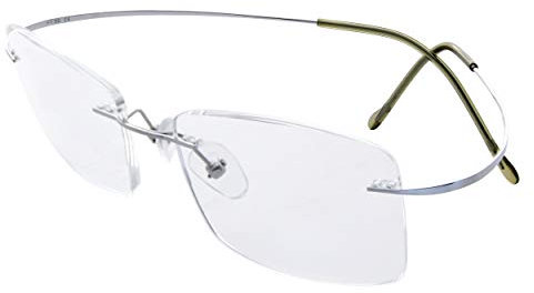 Eyekepper Titan randlose Brillen Maenner Silber