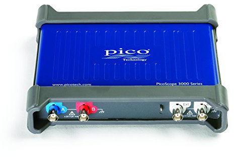 Pico Technology PicoScope 3205D Osciloscopio 2 canales USB Digital Portatil, 100 MHz con sondas y PS7 software