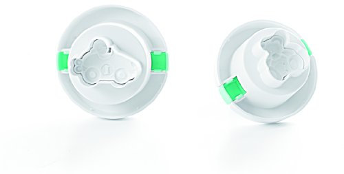 Silikomart Cortapastas con expulsor, Blanco/Verde