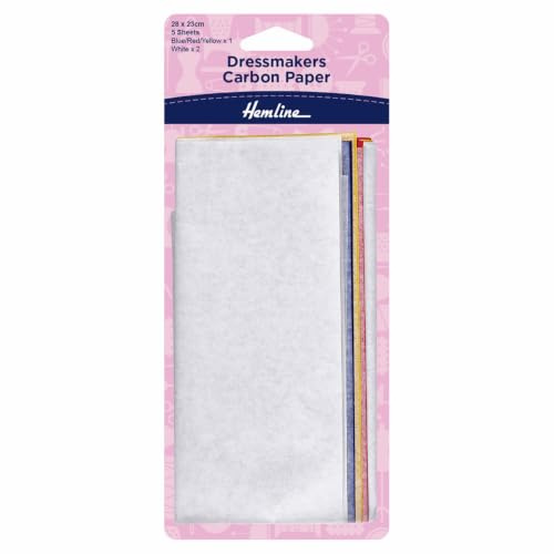 Hemline Kurzwarenpapier für Schneiderarbeiten, 23 x 28 cm, 5 Blatt
