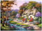 Anatolian 500 piece jigsaw puzzles - jigsaw puzzles Age 10+ for adults 500 pieces SPRING COTTAGE is ideal as gifts for the whole family and the jigsaw 500 pieces for adults is made of ESKA BOARD