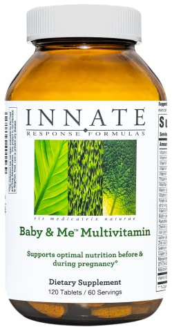 Innate Response Formulas Baby and Me Prenatal Multivitamin, 120 Tablets