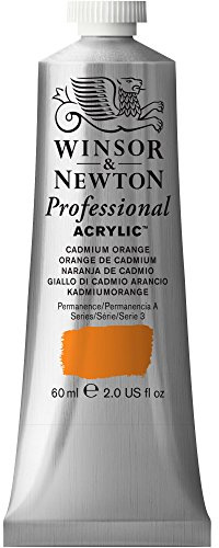 Winsor & Newton 2320089 60 Ml Professional Acrylic Colour - Cad Orange
