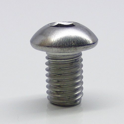dely trade Verbindungselemente 10 Stück Linsenkopfschrauben M5 x 12 Edelstahl A2 Innensechskant ISO 7380