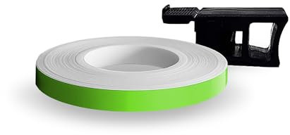 Wheel Stripes Strisce Adesive per Cerchi Moto con Applicatore, Verde Kawa, 7 mm x 7 mt