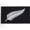 AZ FLAG - Flagge Neuseeland All Black - 90x60 cm - Neuseeländische Fahne 100% Polyester mit Messing-Ösen - 50g